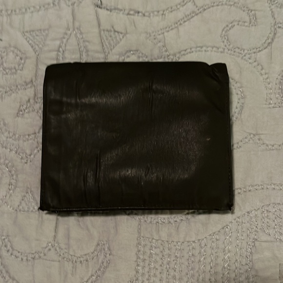 Prada Black Bifold Nylon, Leather Snap Wallet - Picture 2 of 7